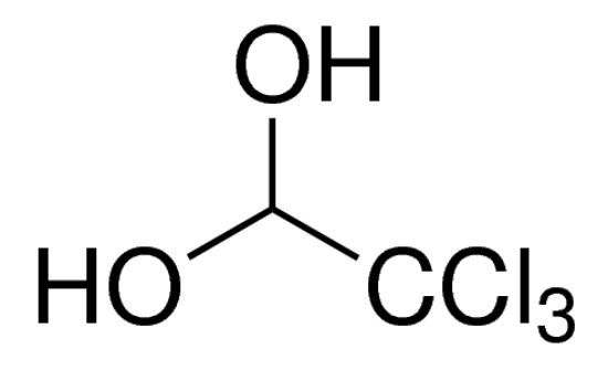 图片 水合氯醛 [三氯乙醛水合物]，Chloral hydrate；crystallized, ≥98.0% (T)