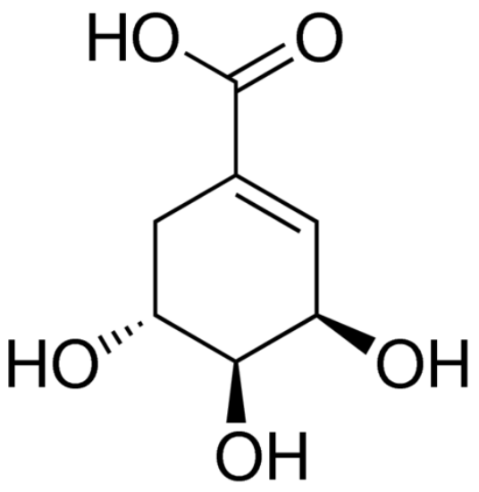 图片 莽草酸，Shikimic acid；≥99%
