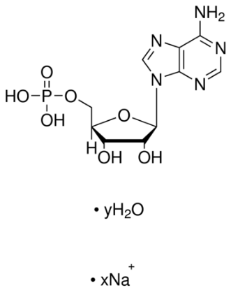 图片 腺苷-5'-单磷酸钠盐，Adenosine 5′-monophosphate sodium [A-5′-P, AMP]；from yeast, ≥99%