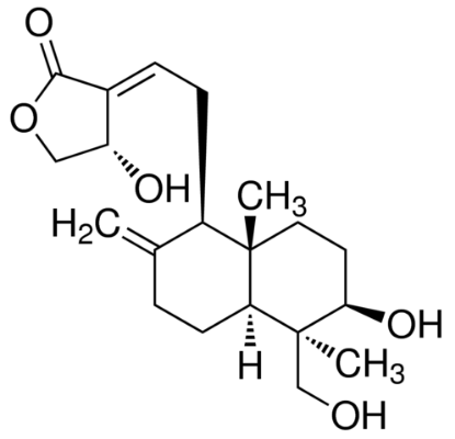 图片 穿心莲内酯，Andrographolide；analytical standard, ≥95% (HPLC)