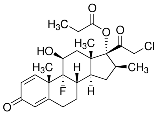 图片 丙酸氯倍他索，Clobetasol propionate；Pharmaceutical Secondary Standard; Certified Reference Material