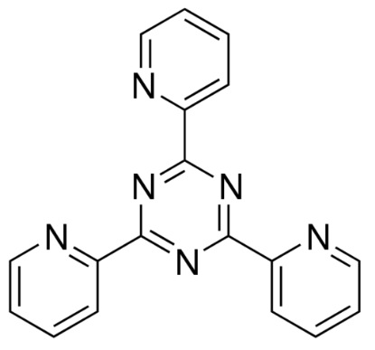 图片 2,4,6-三(2-吡啶基)-s-三嗪 [TPTZ]，2,4,6-Tris(2-pyridyl)-s-triazine；for spectrophotometric det. of Fe, ≥99.0% (HPLC)