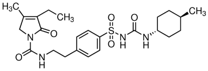 图片 格列美脲，Glimepiride；≥98% (HPLC), solid