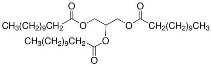 图片 甘油三月桂酸酯，Glyceryl tridodecanoate；≥99%