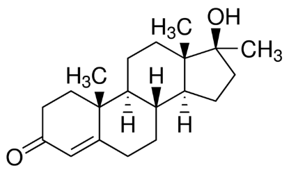 图片 17α-甲基睾甾酮 [甲睾酮]，17α-Methyltestosterone；≥98% (HPLC), solid (photosensitive)