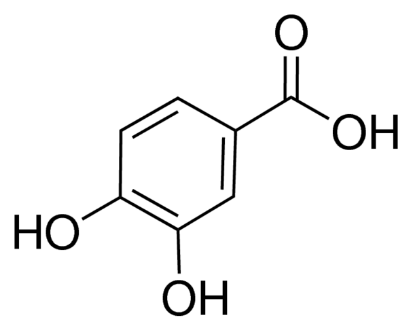 图片 3,4-二羟基苯甲酸 [原儿茶酸]，3,4-Dihydroxybenzoic acid [PCA]；≥97.0% (T)