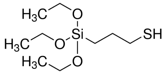图片 3-巯丙基三乙氧基硅烷，(3-Mercaptopropyl)triethoxysilane [MPTS]；≥80% (GC), technical