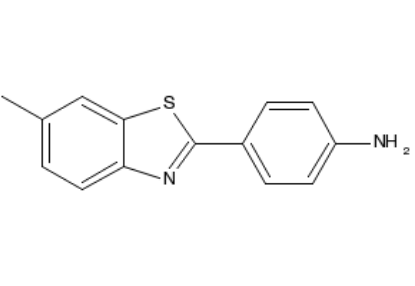 图片 2-(4-氨基苯基)-6-甲基苯并噻唑，4-(6-methyl-1,3-benzothiazol-2-yl)aniline；98%