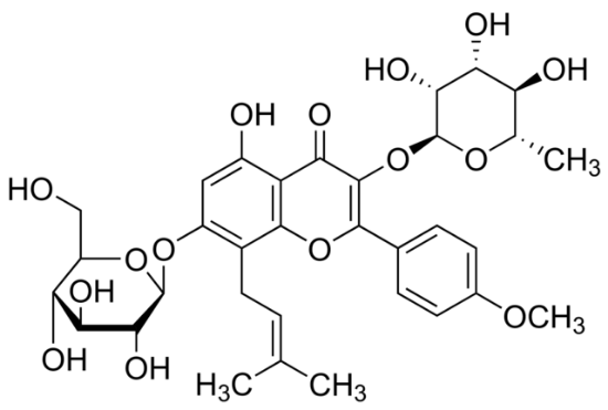 图片 淫羊藿甙 [淫羊藿苷]，Icariin；≥94% (HPLC)