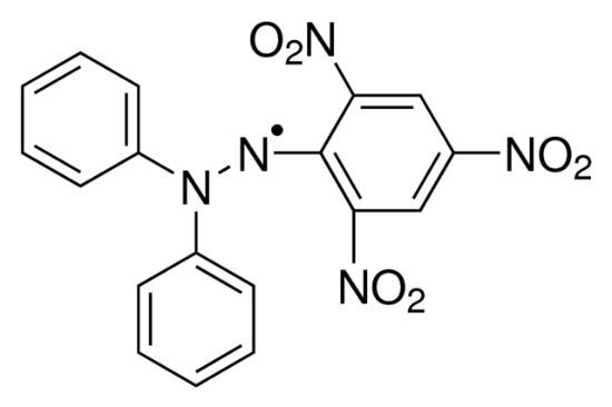 图片 2,2-联苯基-1-苦基肼基，2,2-Diphenyl-1-picrylhydrazyl [DPPH]；≥98.0%