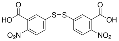 图片 5,5'-二硫代双(2-硝基苯甲酸)，5,5′-Dithiobis(2-nitrobenzoic acid) [DTNB]；≥98%, BioReagent, suitable for determination of sulfhydryl groups