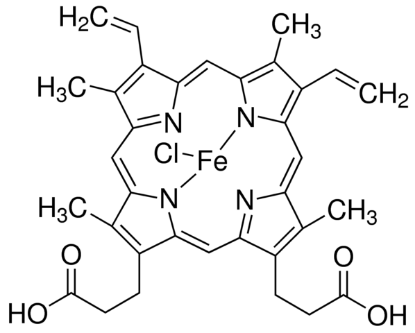 图片 氯化高铁血红素 [氯化血红素]，Hemin；from bovine, ≥90%