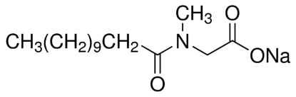 图片 N-月桂酰肌氨酸钠盐，N-Lauroylsarcosine sodium salt [Sarkosyl NL, SLS]；BioReagent, detergent for use in cell lysis, ≥94%