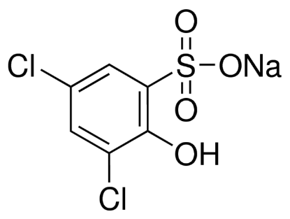 图片 3,5-二氯-2-羟基苯磺酸钠，Sodium 3,5-dichloro-2-hydroxybenzenesulfonate [DCHBS, DHBS]；used for peroxide measurement, ≥98% (TLC)