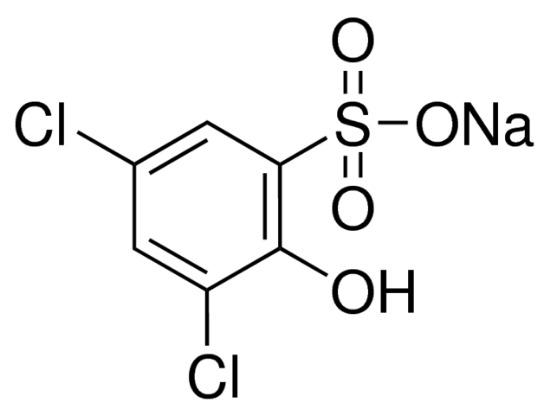 图片 3,5-二氯-2-羟基苯磺酸钠，Sodium 3,5-dichloro-2-hydroxybenzenesulfonate [DCHBS, DHBS]；used for peroxide measurement, ≥98% (TLC)