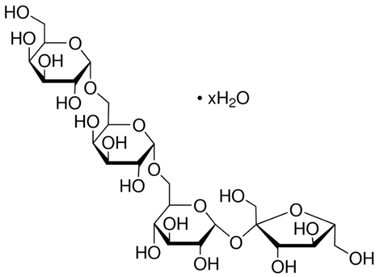 图片 水苏糖水合物来源于块茎水苏，Stachyose hydrate；≥98%