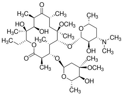 图片 克拉霉素，Clarithromycin [CLM]；≥95% (HPLC)