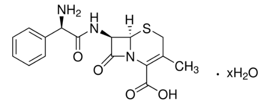 图片 头孢氨苄水合物，Cephalexin hydrate；first-generation cephalosporin antibiotic, 95.0- 101.0 %