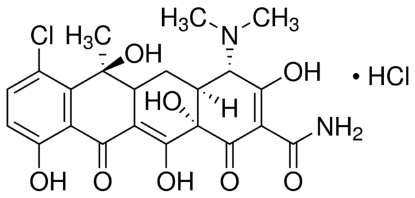 图片 金霉素盐酸盐 [盐酸金霉素]，Chlortetracycline hydrochloride；≥91.0% dry basis (HPLC)