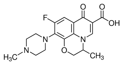 图片 氧氟沙星，Ofloxacin；fluoroquinolone antibiotic, ≥99% (HPLC)