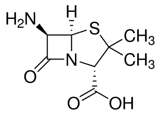 图片 (+)-6-氨基青霉烷酸，(+)-6-Aminopenicillanic acid [6-APA]；96%