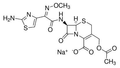 图片 头孢噻肟钠盐 [噻孢霉素]，Cefotaxime sodium salt；suitable for plant cell culture, BioReagent, powder or crystals