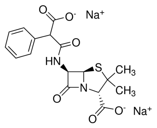 图片 羧苄青霉素二钠盐，Carbenicillin disodium salt；89.0-100.5% anhydrous basis