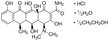图片 盐酸强力霉素 [盐酸多西环素]，Doxycycline hyclate；95.0-102.0% anhydrous basis (ethanol free based)