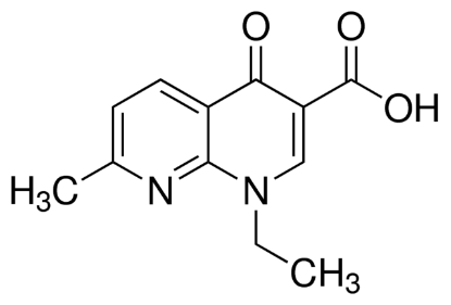 图片 萘啶酸 [萘啶酮酸]，Nalidixic acid；meets USP testing specifications, 99.0-101.0%