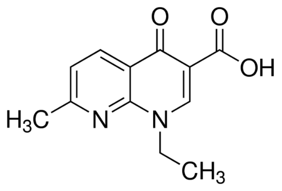 图片 萘啶酸 [萘啶酮酸]，Nalidixic acid；meets USP testing specifications, 99.0-101.0%