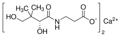 图片 D-泛酸钙 [维生素B5]，D-Pantothenic acid hemicalcium salt；≥98.0%