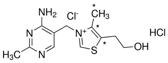 图片 盐酸硫胺 [维生素B1盐酸盐]，Thiamine hydrochloride；BioReagent, suitable for cell culture, suitable for insect cell culture, suitable for plant cell culture, ≥99.0%