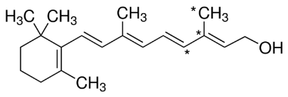 图片 视黄醇 [维生素A]，Retinol；BioXtra, ≥97.5% (HPLC), ~3100 U/mg