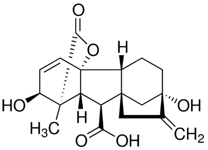 图片 赤霉酸 [赤霉素A3]，Gibberellic acid [GA3]；BioReagent, suitable for plant cell culture, ≥90% gibberellin A3 basis (of total gibberellins.)