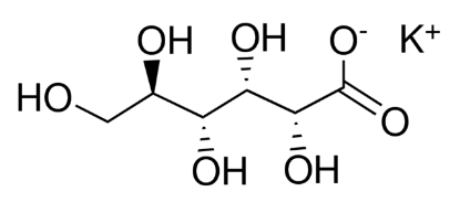 图片 葡萄糖酸钾，Potassium gluconate；meets USP testing specifications, anhydrous, 97-103%