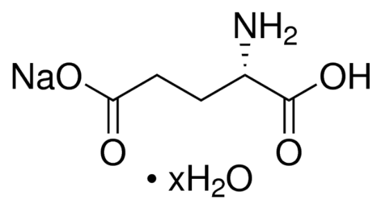 图片 L-谷氨酸单钠盐水合物，L-Glutamic acid monosodium salt hydrate [MSG]；≥99% (HPLC), powder