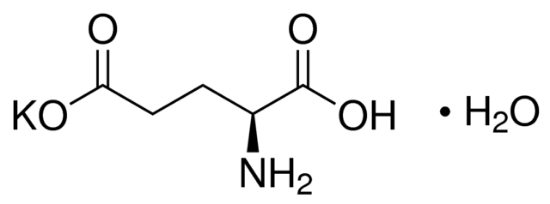 图片 L-谷氨酸钾盐一水合物，L-Glutamic acid potassium salt monohydrate [MPG]；≥99% (HPLC), powder