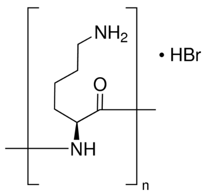 图片 多聚-L-赖氨酸氢溴酸盐 [多聚赖氨酸]，Poly-L-lysine hydrobromide；mol wt 150,000-300,000