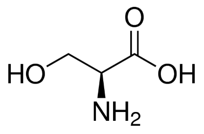 图片 L-丝氨酸，L-Serine；from non-animal source, meets EP, USP testing specifications, suitable for cell culture, 98.5-101.0%