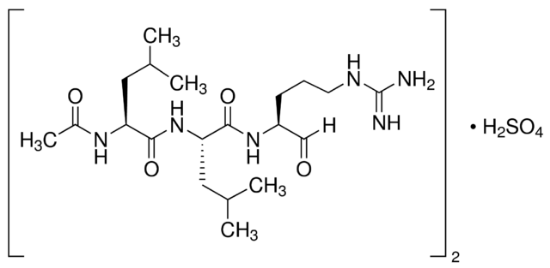 图片 亮肽素 [亮抑酶肽, 亮抑酶酞]，Leupeptin [Acetyl-Leu-Leu-Arg-al]；microbial, ≥90% (HPLC)