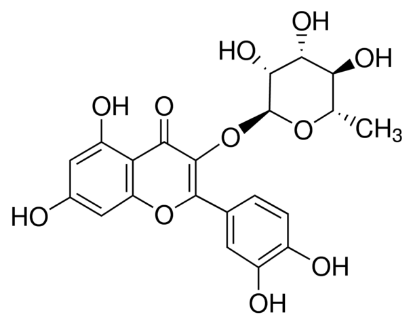 图片 槲皮苷，Quercitrin；primary reference standard, ≥99.0%