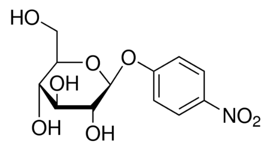 图片 4-硝基苯基β-D-葡萄糖苷，4-Nitrophenyl β-D-glucopyranoside；≥98% (TLC)