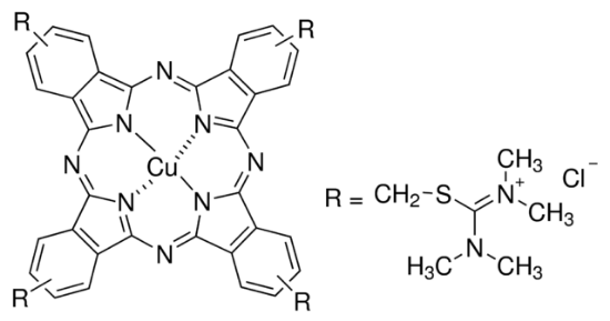 图片 阿尔新蓝8GX [阿利新蓝8GX]，Alcian Blue 8GX；certified by the Biological Stain Commission