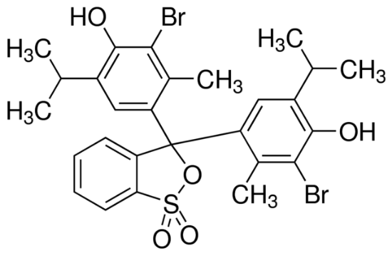 图片 溴百里酚蓝 [溴麝香草酚蓝]，Bromothymol Blue [BTB]；ACS reagent, Dye content 95%