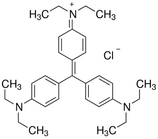 图片 乙基紫，Ethyl Violet；cationic triarylmethane dye