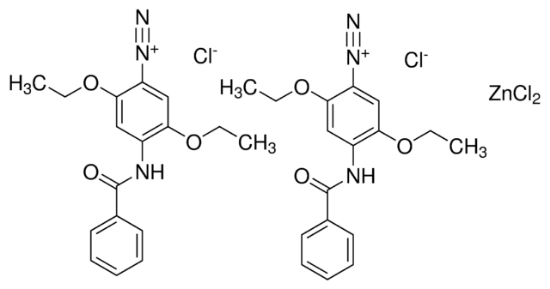 图片 固蓝BB盐半(氯化锌)盐，Fast Blue BB Salt hemi(zinc chloride) salt；Dye content ≥80%