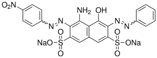 图片 萘酚蓝黑 [氨基黑10B]，Naphthol Blue Black [NBB]；BioReagent, suitable for electrophoresis, Dye content, ~85%