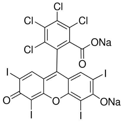 图片 孟加拉玫瑰红 [虎红钠盐]，Rose bengal；certified by the Biological Stain Commission, Dye content ≥80%