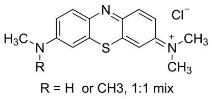 图片 天青II [蔚蓝II]，Azure II；mixture of Azure B and Methylene Blue in equal amounts.