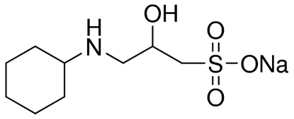 图片 3-(环己胺)-2-羟基-1-丙磺酸钠盐 [CAPSO钠盐]，CAPSO sodium salt；≥98% H2SO4 basis (anhydrous, titration)